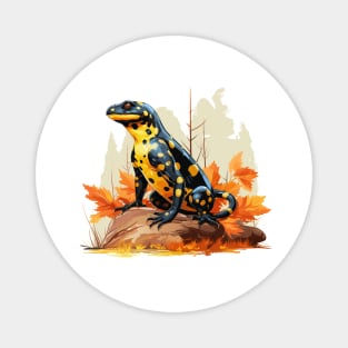 Fire Salamander Magnet